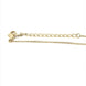 Christian Dior Dolphin Motif Rhinestone Gold Plated Necklace