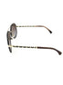 Γυαλιά Ηλίου Chanel Aviator με Χρυσούς και Μαύρους Πολωμένους Φακούς