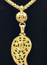 Chanel Gold Plated Coco Mark Necklace