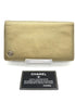 Chanel Gold Tone Caviar Leather Bifold Wallet