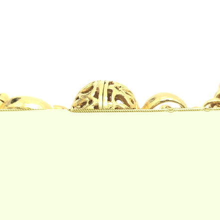 Chanel Gold Plated Coco Mark Necklace