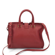 Saint Laurent Leather Handbag With Y Logo