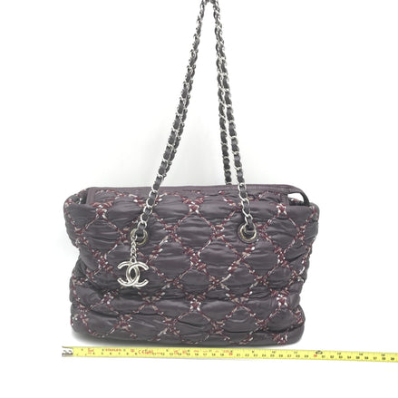 Chanel Paris-Byzance Τσάντα Ώμου με Αλυσίδα Μωβ Νάιλον