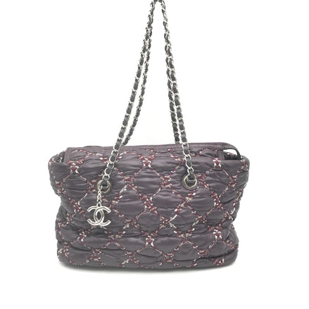 Chanel Paris-Byzance Τσάντα Ώμου με Αλυσίδα Μωβ Νάιλον