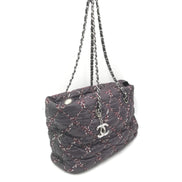 Chanel Τσάντα Ώμου Paris-Byzance με Αλυσίδα από Μωβ Νάιλον