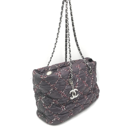 Chanel Τσάντα Ώμου Paris-Byzance με Αλυσίδα από Μωβ Νάιλον