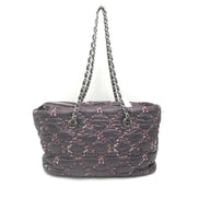 Chanel Τσάντα Ώμου Paris-Byzance με Αλυσίδα από Μωβ Νάιλον