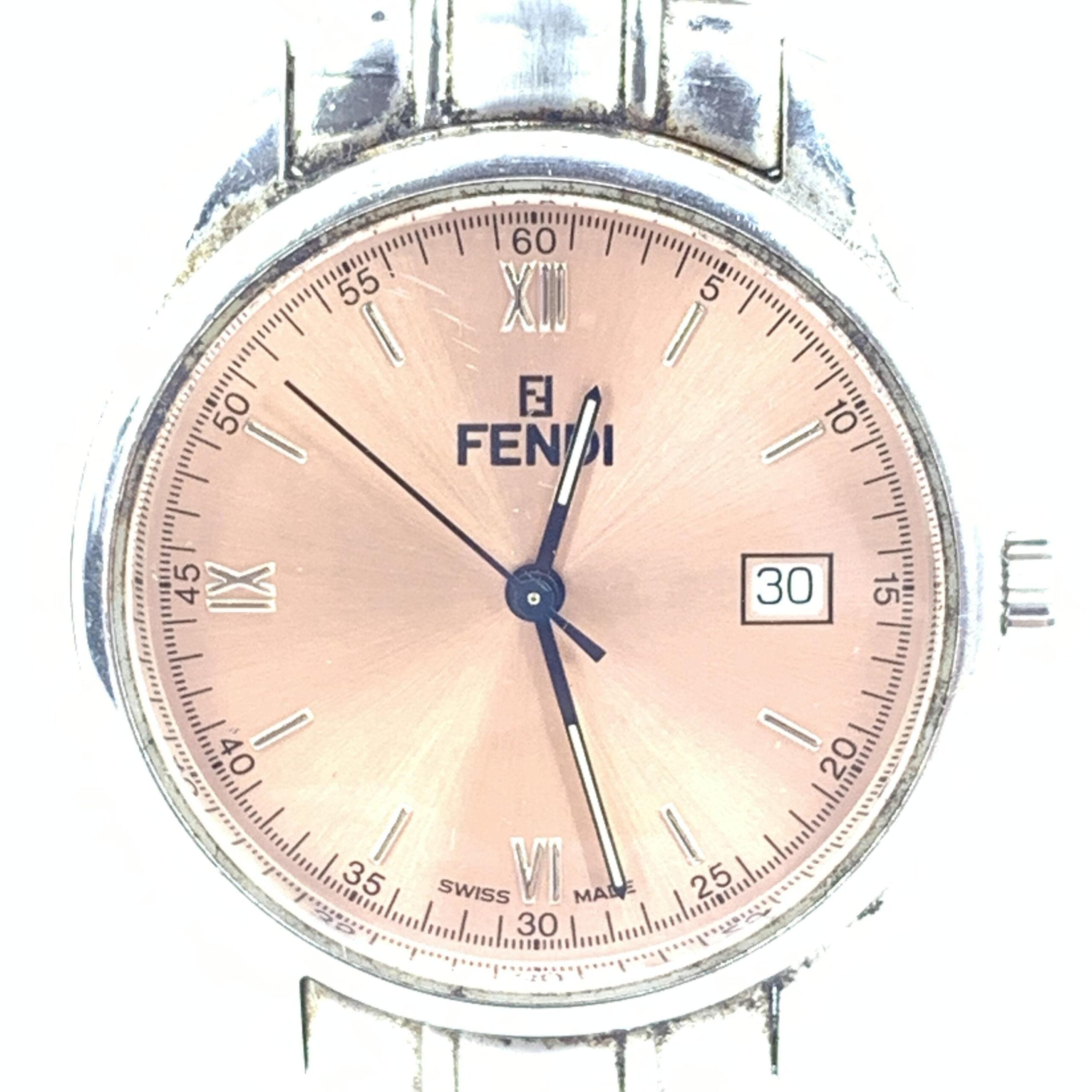 Ρολόι Fendi Pink Champagne Dial Quartz, από Ανοξείδωτο Ατσάλι