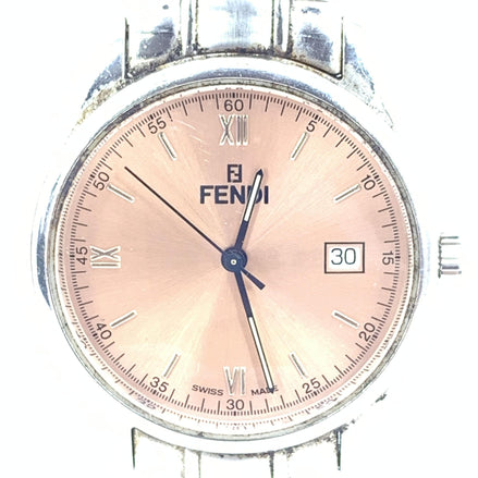Ρολόι Fendi Pink Champagne Dial Quartz, από Ανοξείδωτο Ατσάλι
