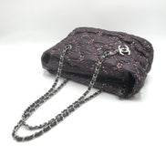 Chanel Τσάντα Ώμου Paris-Byzance με Αλυσίδα από Μωβ Νάιλον