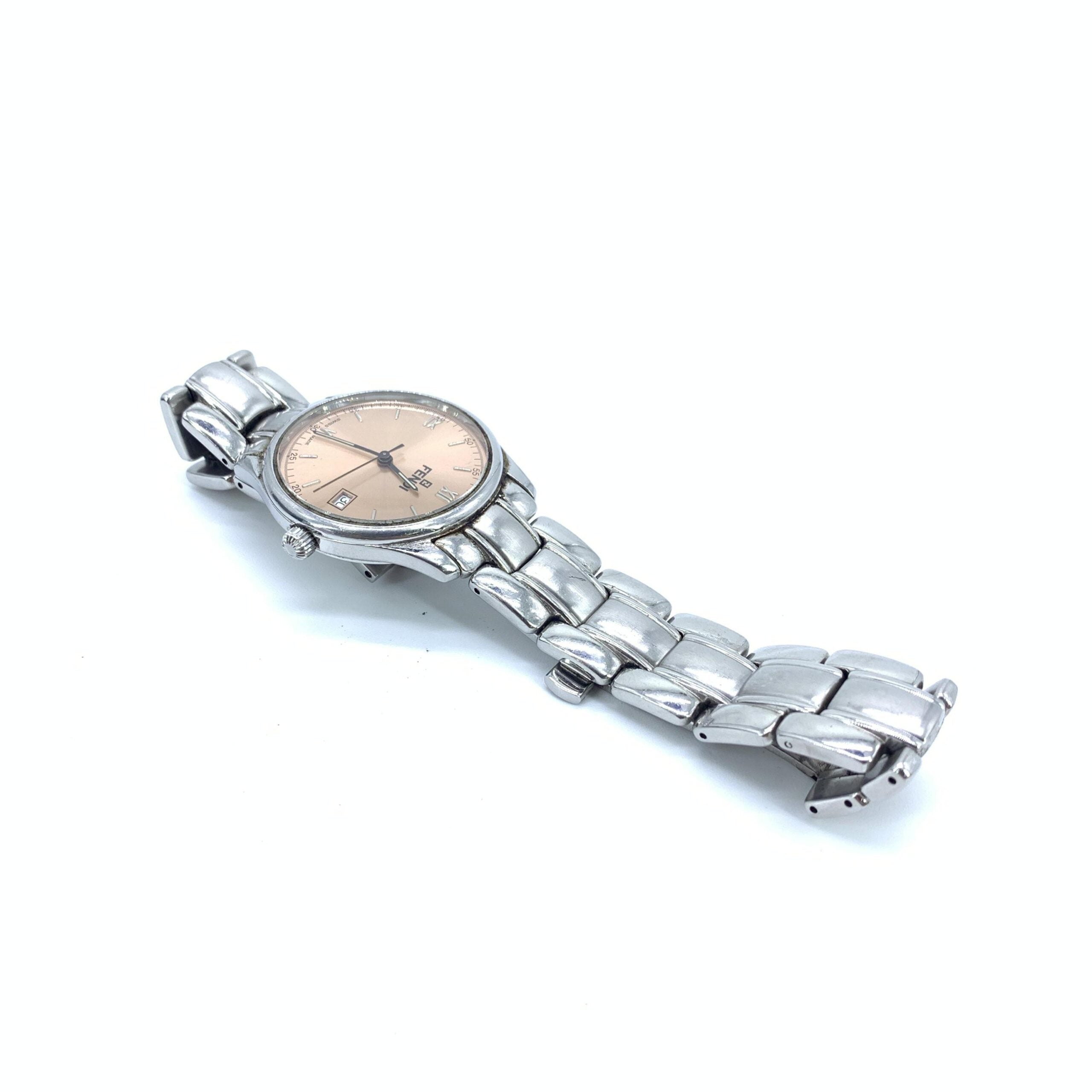 Ρολόι Fendi Pink Champagne Dial Quartz, από Ανοξείδωτο Ατσάλι