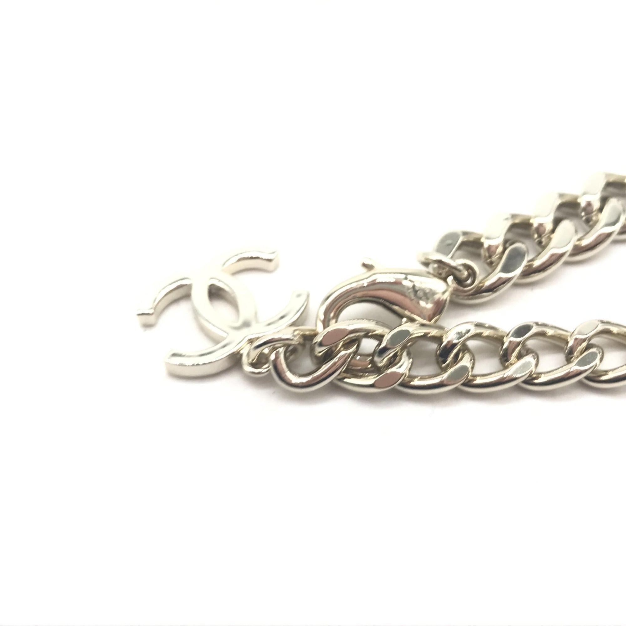 Κολιέ Chanel Ασημί Αλυσίδα Curb Link