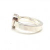 Δαχτυλίδι Gucci Sterling Silver Heart Trademark, μέγεθος ΗΠΑ 5,5