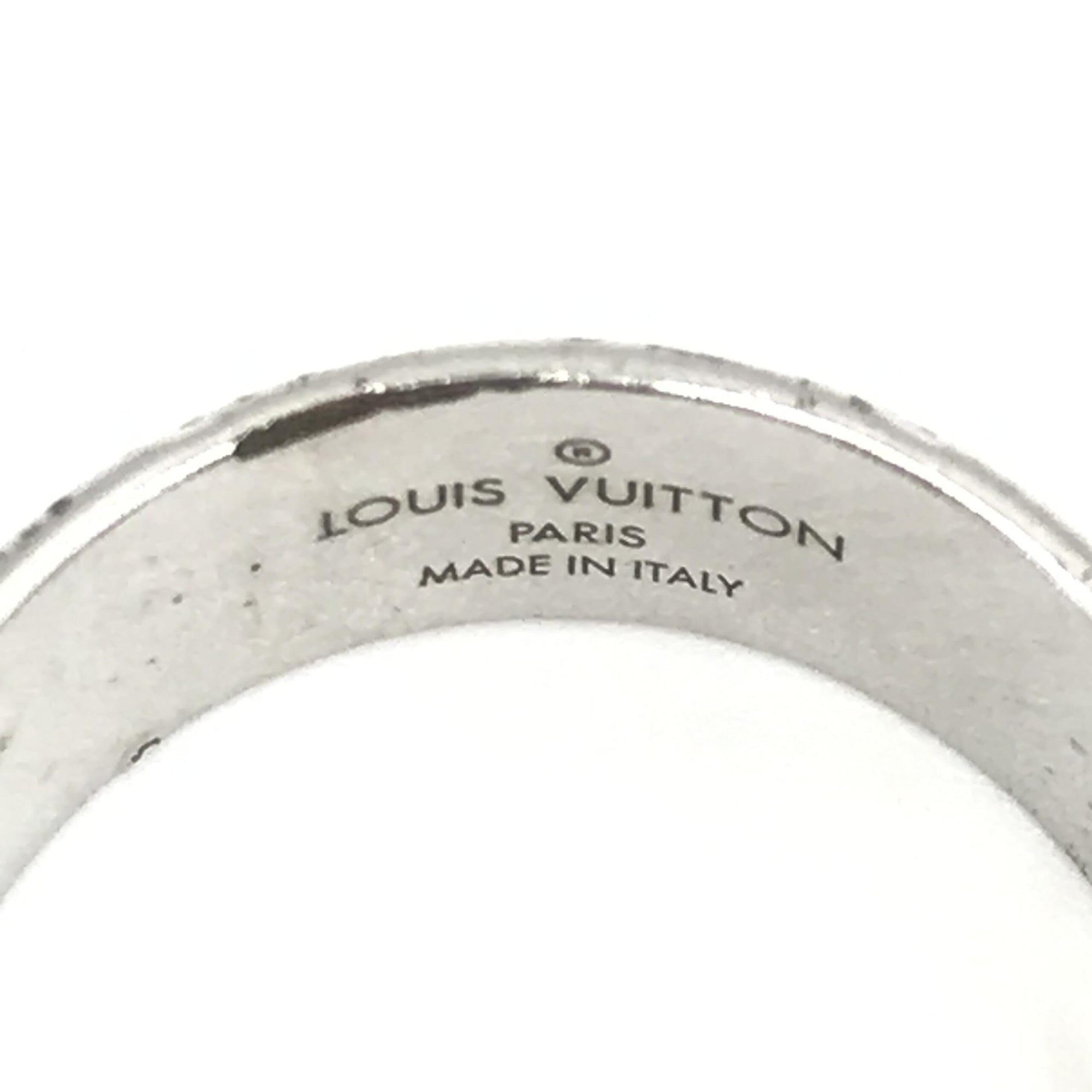 Δαχτυλίδι Louis Vuitton Monogram Ασημί Τόνος
