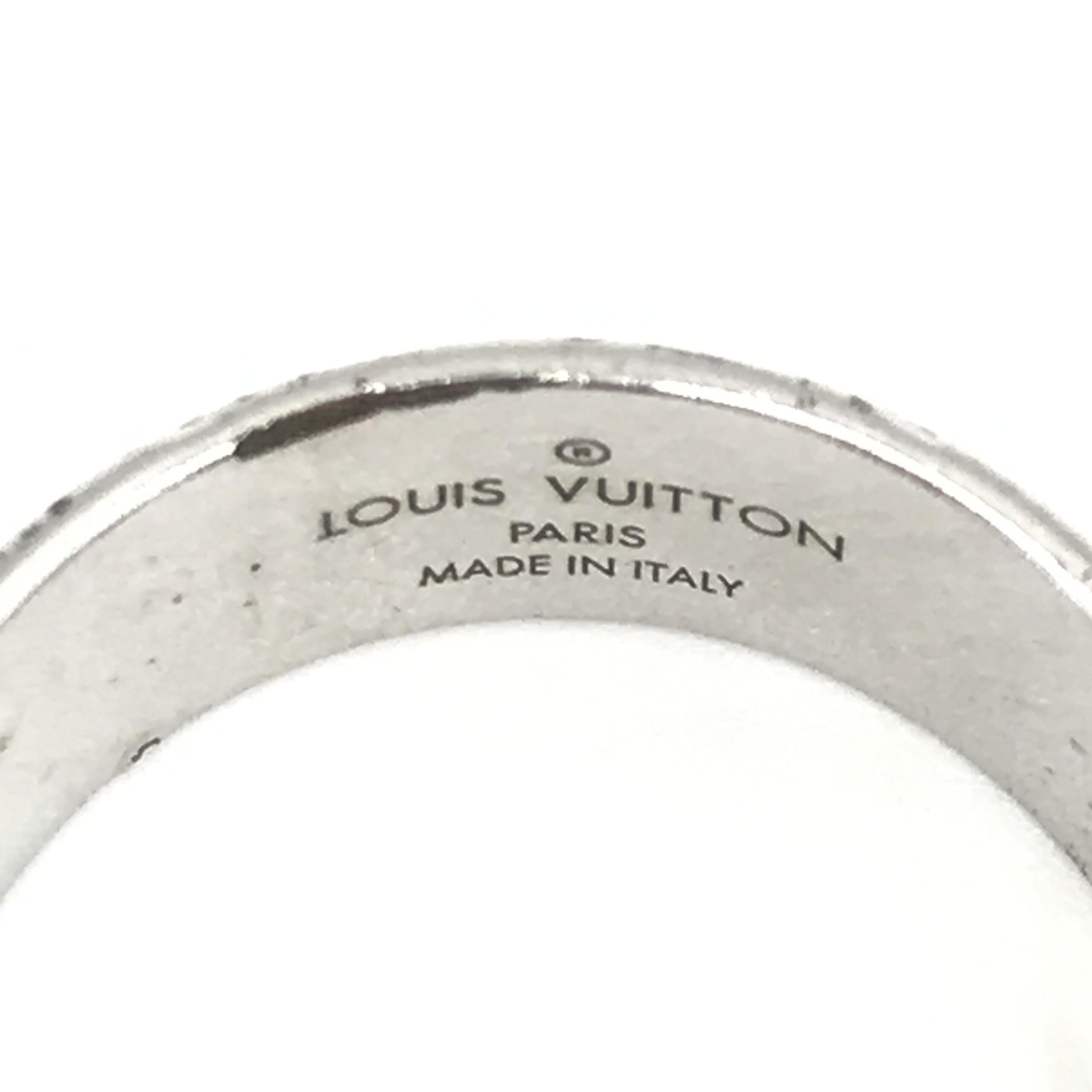 Δαχτυλίδι Louis Vuitton μονόγραμμα σε ασημί τόνο