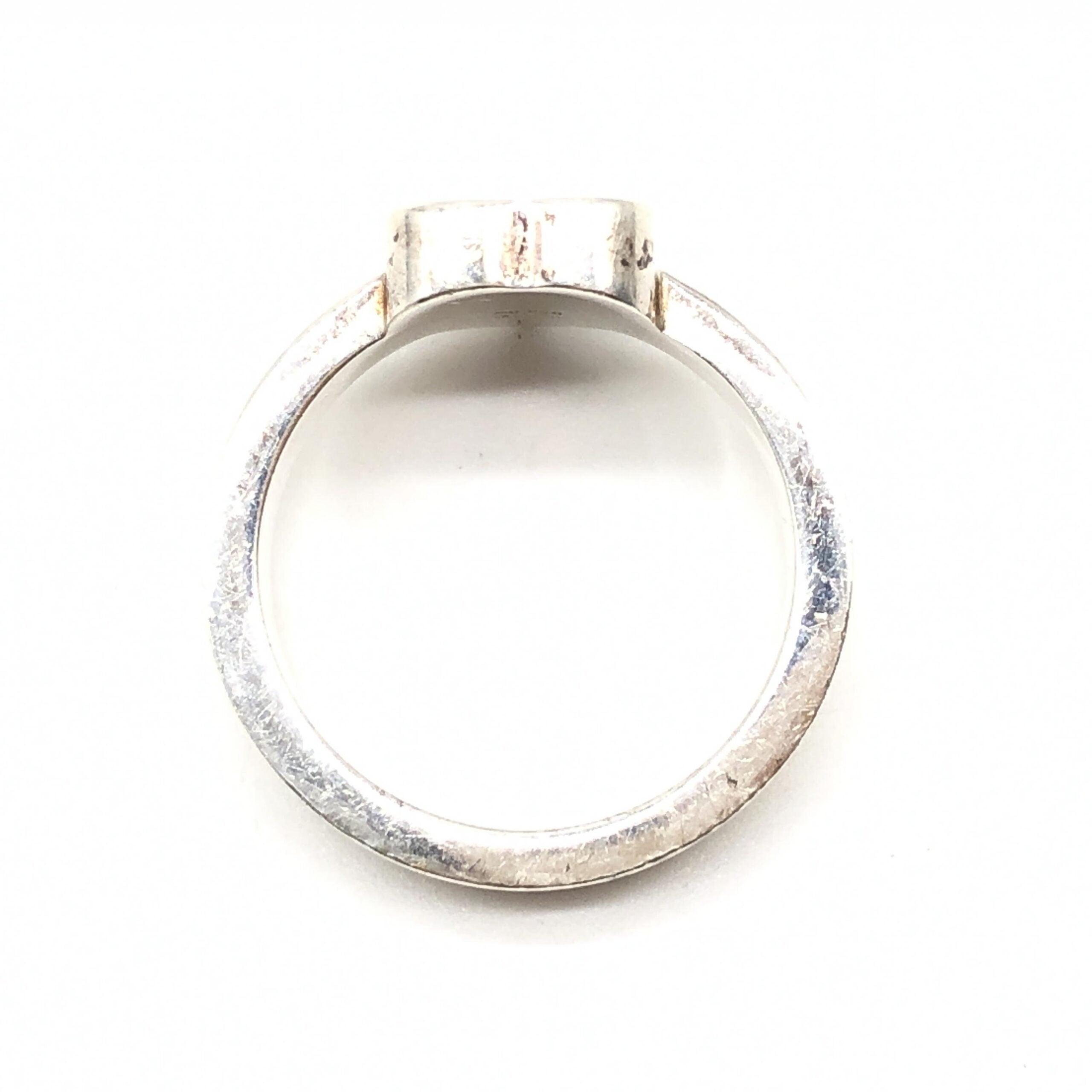Δαχτυλίδι Gucci Sterling Silver Heart Trademark, μέγεθος ΗΠΑ 5,5