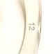 Δαχτυλίδι Gucci Sterling Silver Heart Trademark, μέγεθος ΗΠΑ 5,5