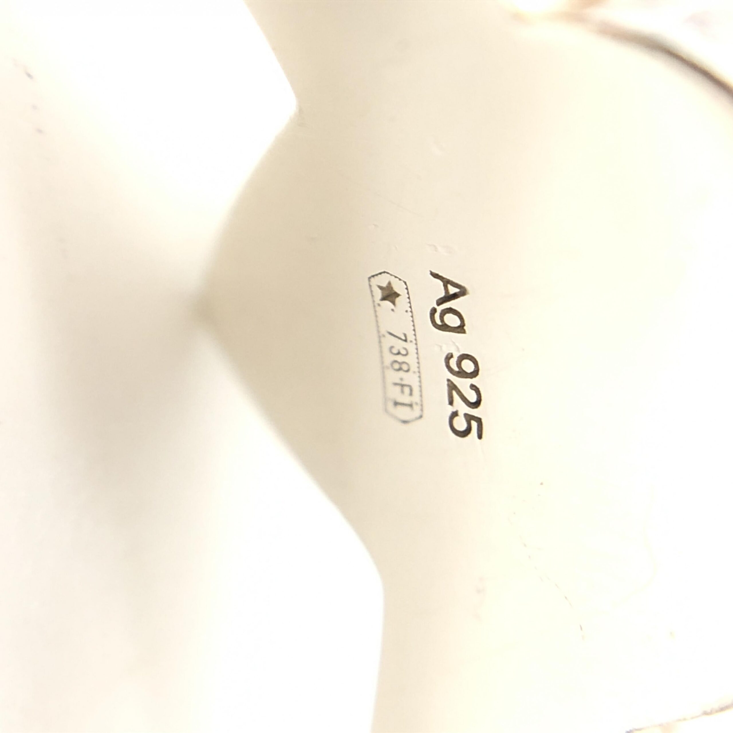 Δαχτυλίδι Gucci Sterling Silver Heart Trademark, μέγεθος ΗΠΑ 5,5