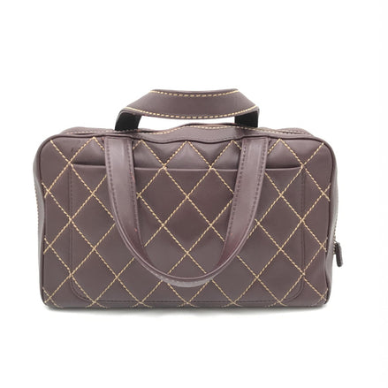 Τσάντα Chanel Wild Stitch Mini Boston Κόκκινη