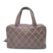 Μίνι Τσάντα Χειρός Chanel Wild Stitch Κόκκινη Boston