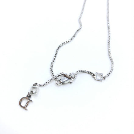 Christian Dior Dior 925 Sterling Silver Antique Art Deco Howard & Co. "Port" Necklace