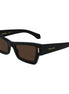 Ferragamo Black Acetate Sunglasses