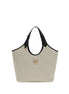 Versace Beige Cotton Shoulder Bag
