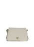 PINKO White Calf Leather Bos Taurus Shoulder Bag