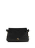 PINKO Black Calf Leather Bos Taurus Shoulder Bag