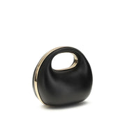 Sacai Black Calf Leather Bos Taurus Handbag