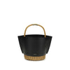 Sacai Black Calf Leather Bos Taurus Shoulder Bag