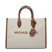 Τσάντα χειρός Michael Kors από μπεζ ύφασμα  