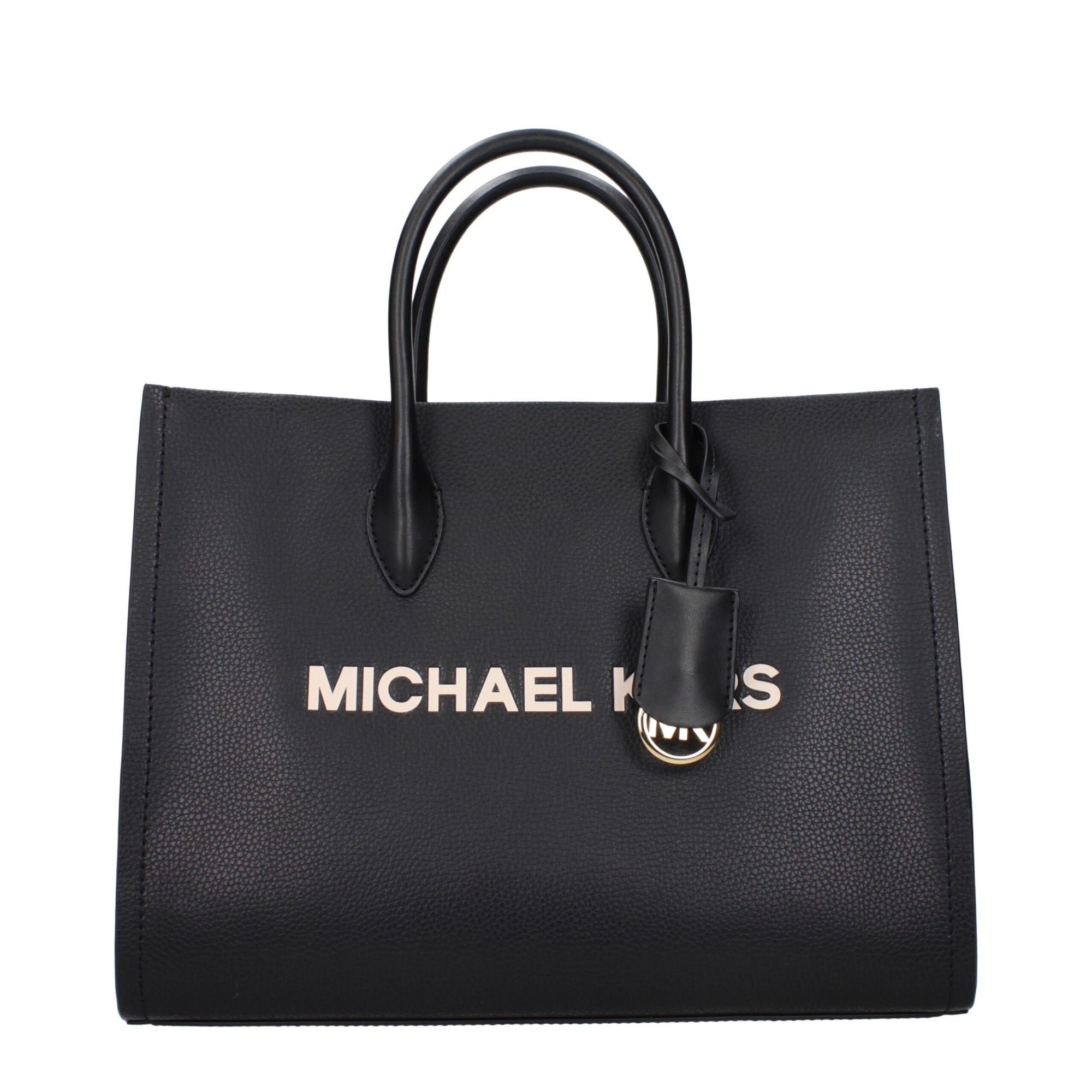 Τσάντα χειρός Michael Kors από μαύρο δέρμα  