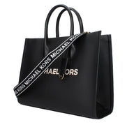 Τσάντα χειρός Michael Kors από μαύρο δέρμα  