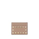 Valentino Garavani Beige Calf Leather Bos Taurus Wallet