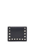 Valentino Garavani Black Calf Leather Bos Taurus Wallet