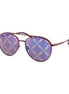 Michael Kors Brown Metal Sunglasses