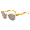 Zadig & Voltaire Brown Acetate Sunglasses