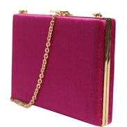 Dolce & Gabbana Pink Cotton Clutch Evening Crossbody Women Purse Bag