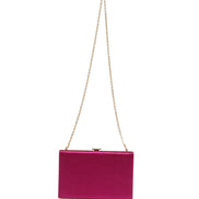 Dolce & Gabbana Pink Cotton Clutch Evening Crossbody Women Purse Bag