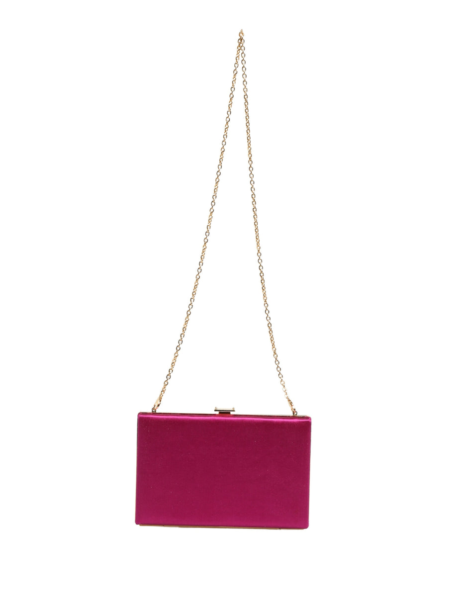 Dolce & Gabbana Pink Cotton Clutch Evening Crossbody Women Purse Bag