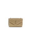Saint Laurent Beige Lamb Ovis Aries Aries Shoulder Bag