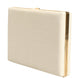 Dolce & Gabbana White Lambskin Leather Clutch Evening Women Purse Bag
