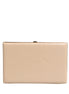 Dolce & Gabbana Beige Lambskin Leather Clutch Evening Women Purse Bag