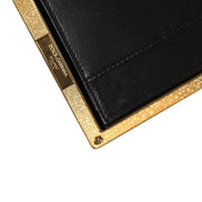 Dolce & Gabbana Beige Lambskin Leather Clutch Evening Women Purse Bag