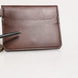 Dolce & Gabbana Brown Leather Logo Embossed Key Chain Card Holder Wallet