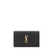 Saint Laurent Black Calf Leather Bos Taurus Wallet