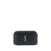 Τσάντα ώμου Saint Laurent από μαύρο δέρμα μοσχαριού Bos Taurus