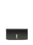 Saint Laurent Black Calf Leather Bos Taurus Shoulder Bag