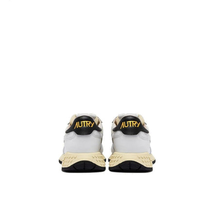 Autry White Fabric Athletic Sneakers